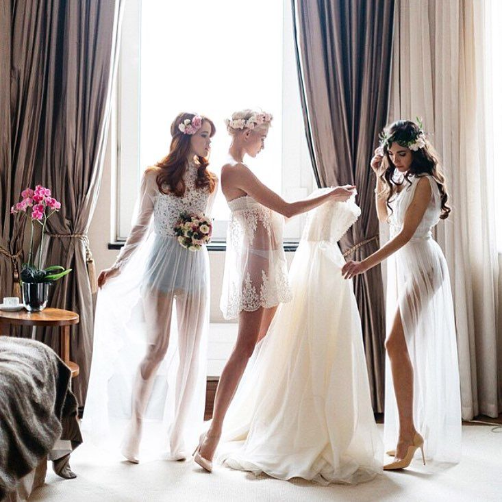 Как одеть свадебное платье